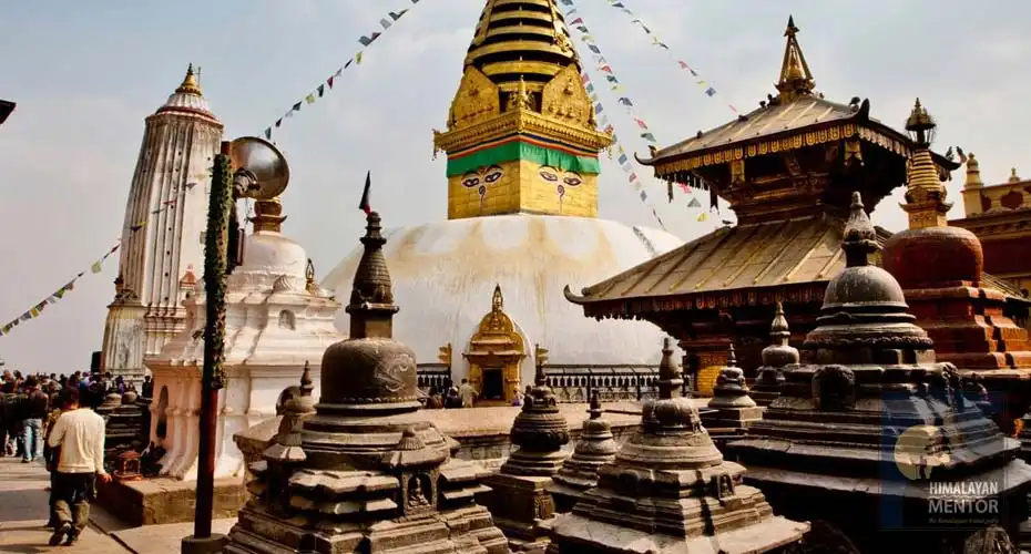 Swayambhunath Stupa is the most ancient and enigmatic of all the holy shrines in Kathmandu valley.