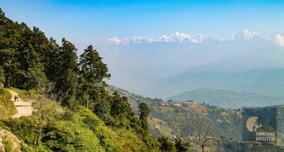 Himalayan panorama from Nagarkot