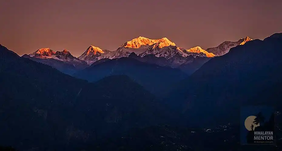 Himalayan Panorama from Kalimpong
