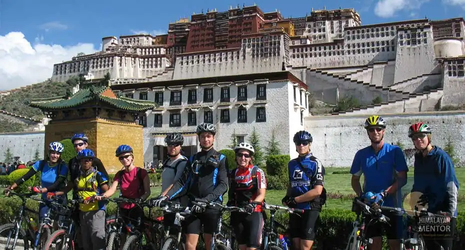 Group Photo in front of Potala palace, Lhasa