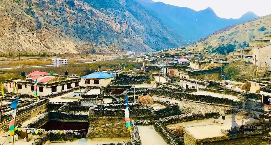Village in Lower Mustang