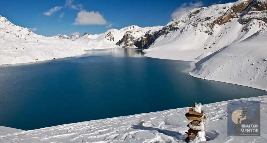 Tilicho Lake, one of the most beautiful in Nepal and attractive place to trek on in Annapurna region.