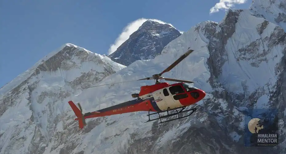Exotic trip to Mt. Everest on Helicopter, one of the closest view