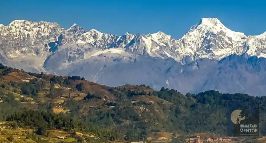 Himalayan panorama from Nagarkot