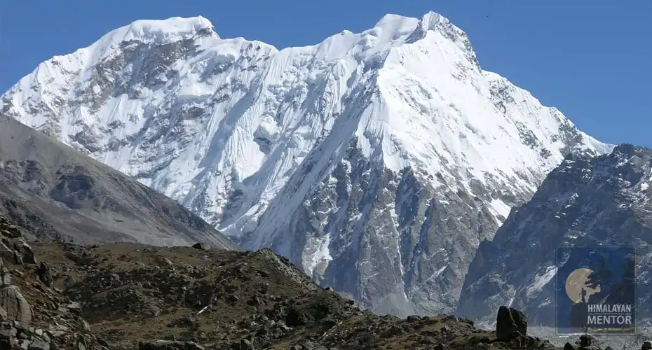 Mt. Kangchenjunga (8586m.), the third highest mountain in the world.