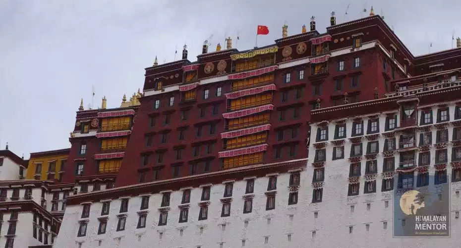 Potala Palace in Lhasa, Tibet, the highest palace in the world with rich culture & history.