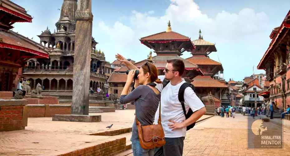 Capturing the beautiful moments form Historical durbar square of Kathmandu, Nepal