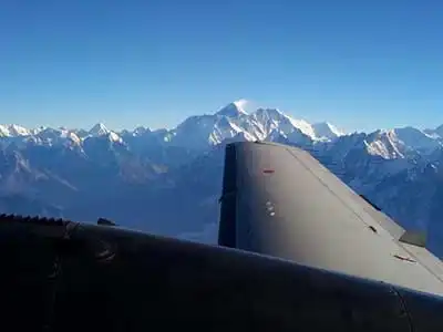 Everest mountain flight Nepal
