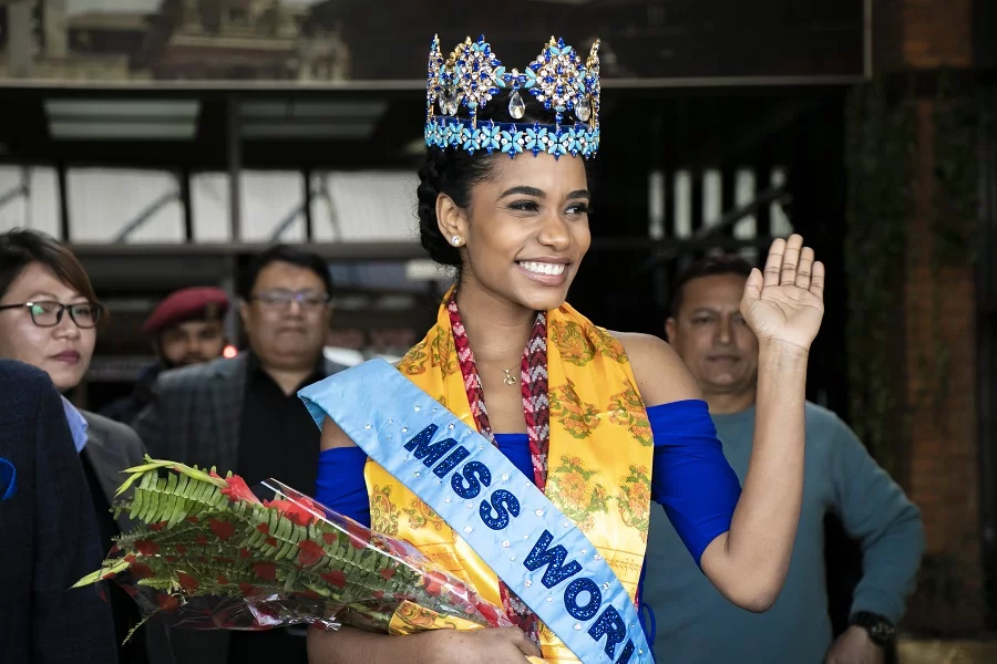 Miss World Toni-Ann arrives in Nepal