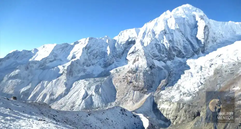 The view of Tent peak also know as 'Tharpu Chuli'