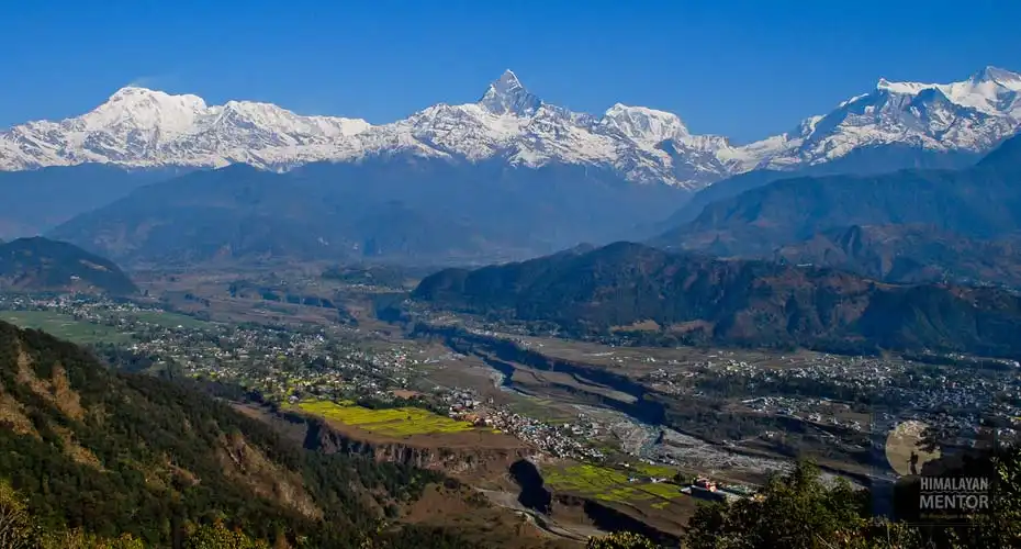 Breathtaking Himalayan panorama from Sarangkot