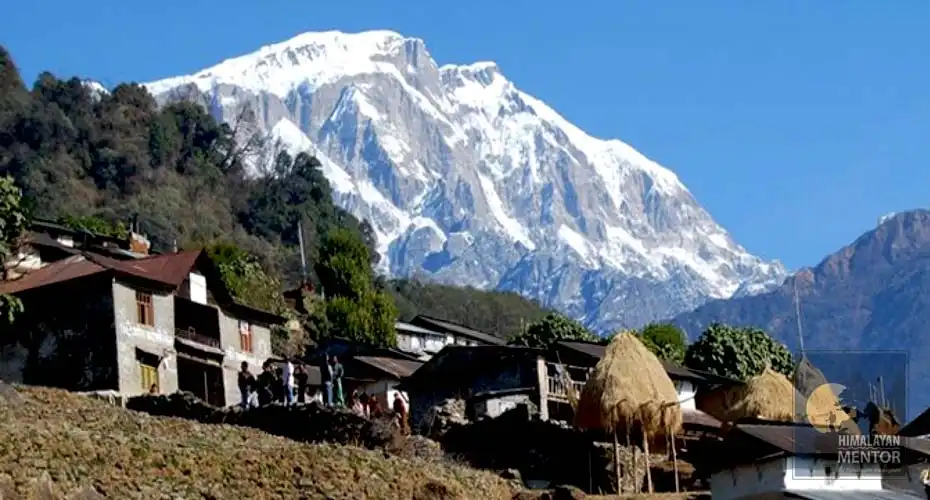 Incredible Himalayan view from Siklish village (Sikles)