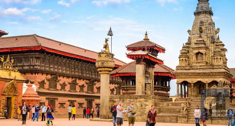 Bhaktapur Durbar Square, a most popular world heritage sites in Kathmandu, Nepal
