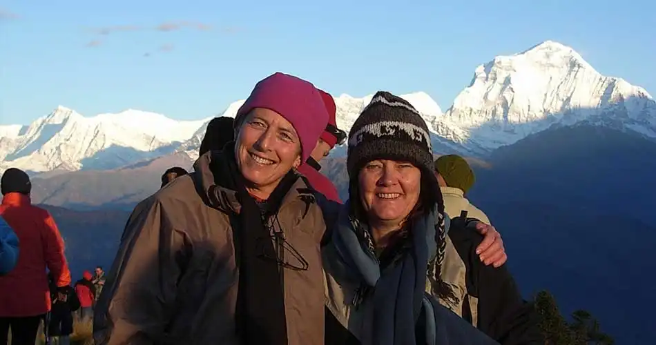 Ghorepani Poon Hill trek review Justine and Kelly Munro