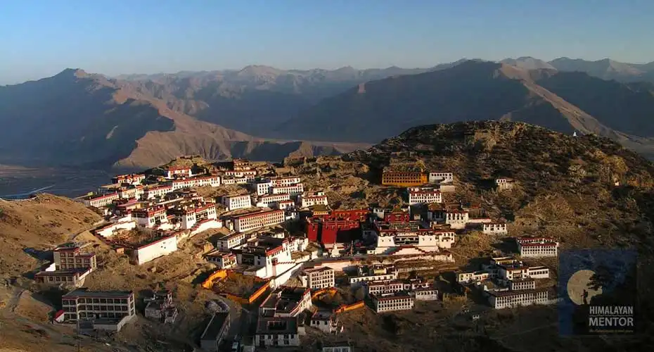 View from Ganden in Tibet