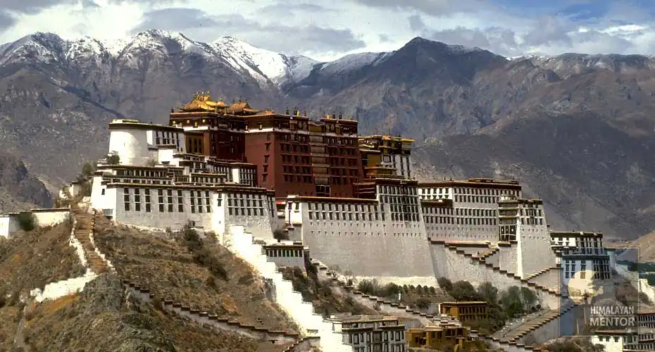Potala palace, the major tourist attraction of Tibet, Lhasa