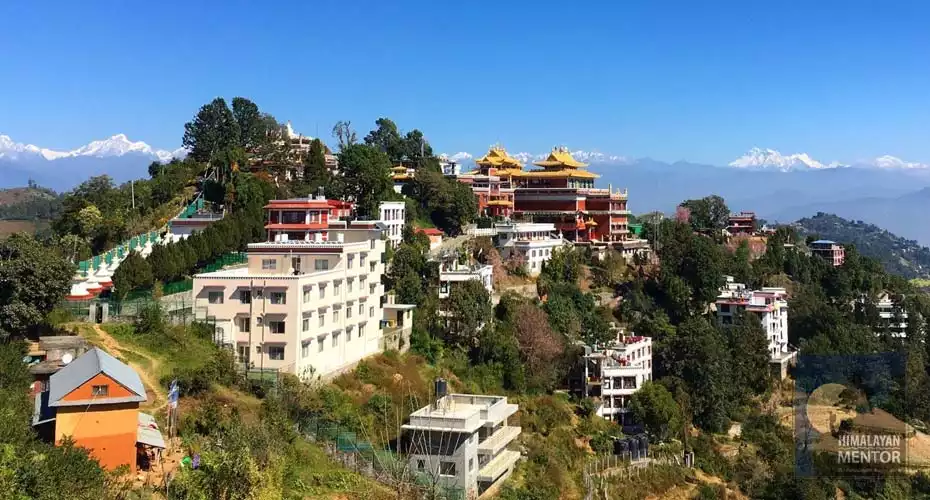 Namo Buddha, a sacred Buddhist monastery and hill station nearby Kathmandu