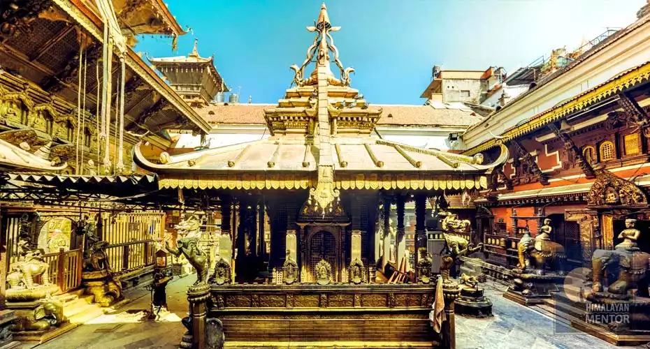 Golden temple in Patan Durbar Square
